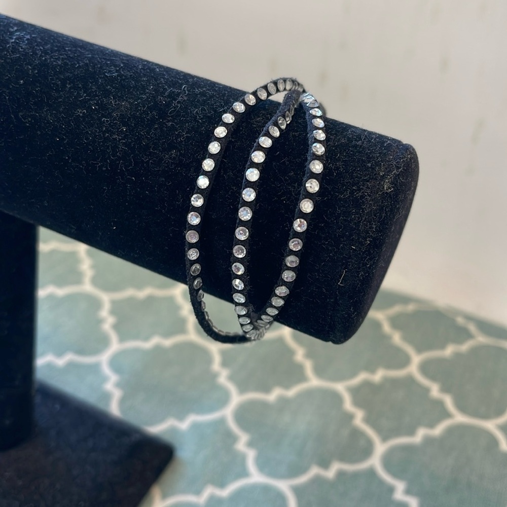 3 strand rhinestone bracelet